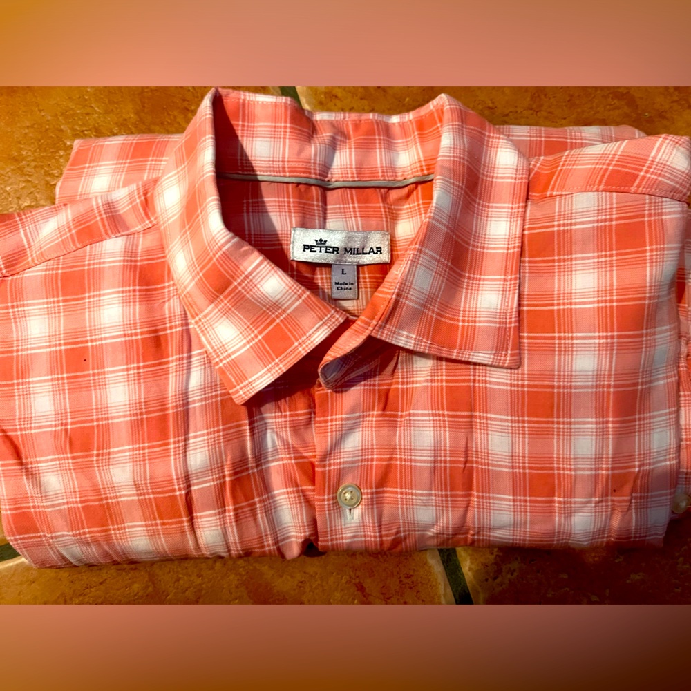 Peter Millar long sleeved shirt size large